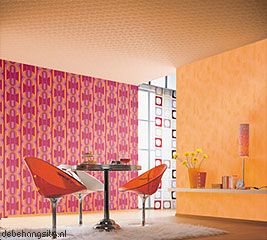 retro behang 60's 70's sixties seventies interieur voorbeeld retro behang 60's 70's sixties seventies interieur voorbeeld