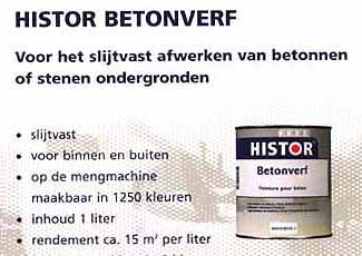 Betonverf Histor slijtvast