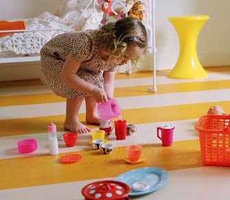 marmoleum click laminaat - colours for kids - kinderkamer vloeren
