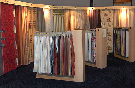gordijn stoffen winkel presentatie - stoffen afdeling gordijn stoffen winkel presentatie - stoffen afdeling