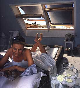 Velux dakramen buitenzonwering dakvensters