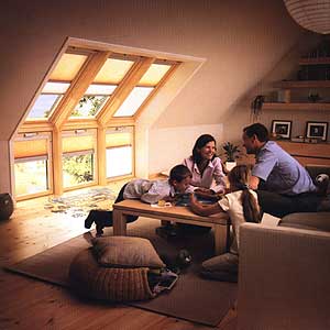 Velux dakramen gecombineerde plissé gordijnen dakvensters